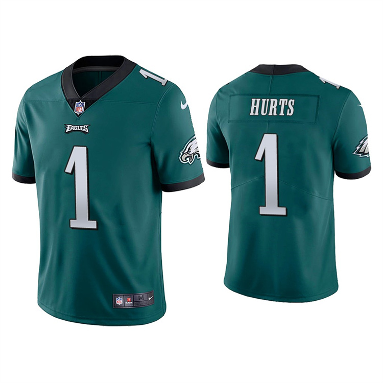 Youth Philadelphia Eagles #1 Jalen Hurts Green Vapor Untouchable Limited Stitched Football Jersey Youth Philadelphia Eagles #1 Jalen Hurts Green Vapor Untouchable Limited Stitched Football Jersey